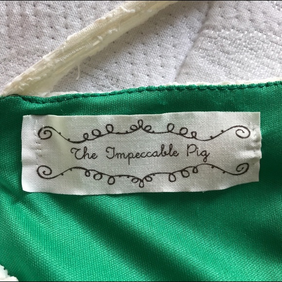 The Impeccable Pig Backless Lace Dress. - Picture 6 of 7