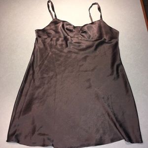 Victoria's Secret Chemise Slip M Cocoa