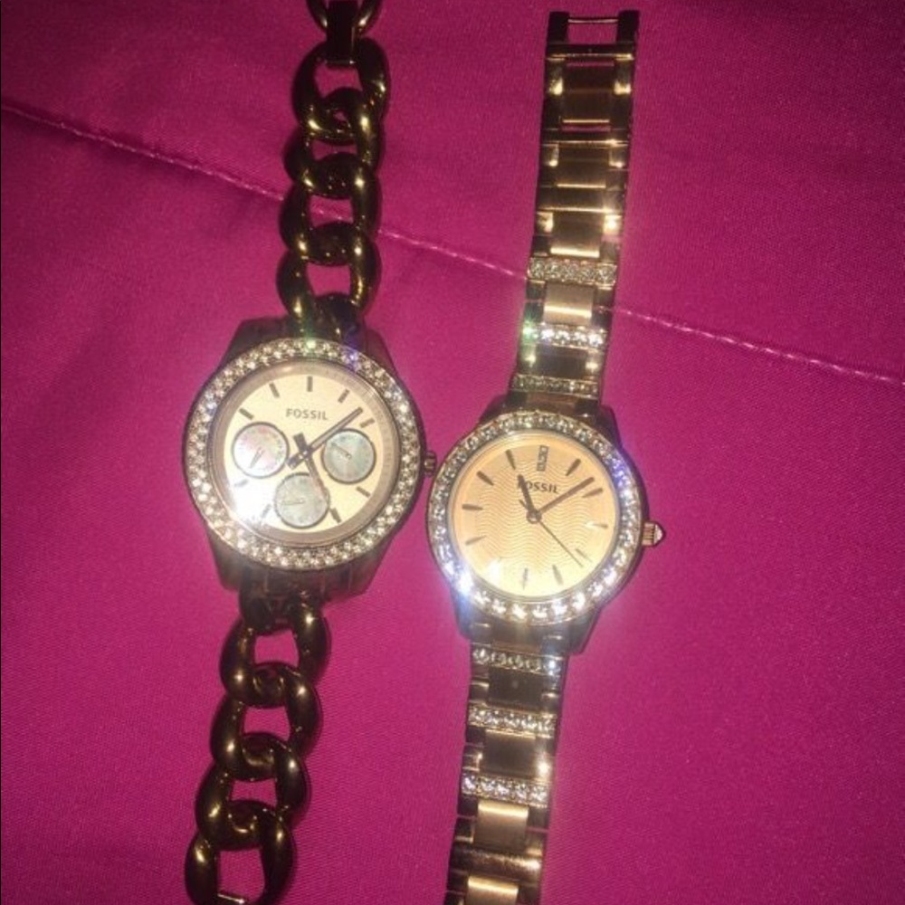 2 fossil  women watches