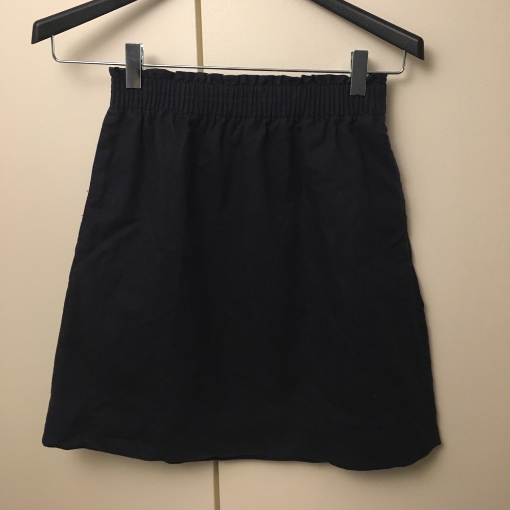 J Crew Factory Navy Skirt