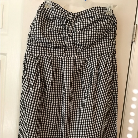 Black and White Gingham Dress - Picture 1 of 4