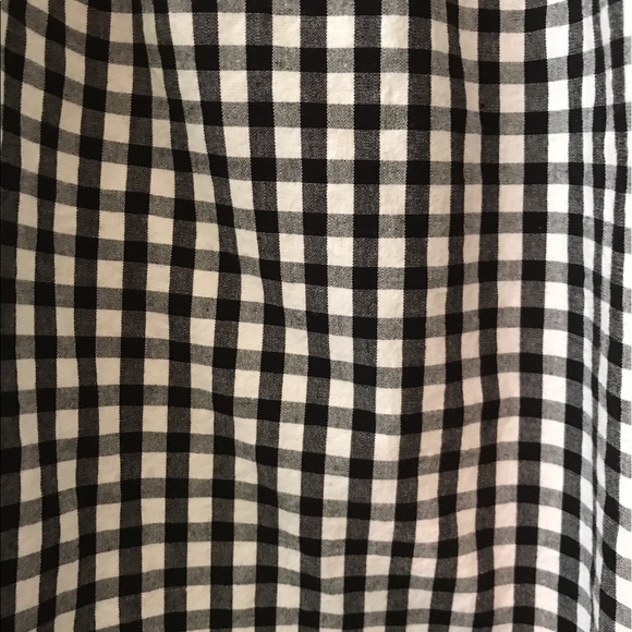 Black and White Gingham Dress - Picture 2 of 4
