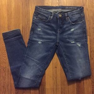 Blank NYC distressed skinny jeans