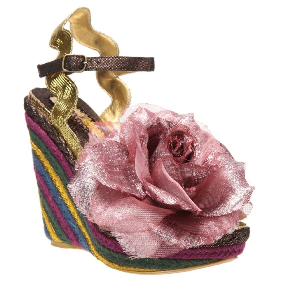 ❤️Weaver in Gold by Irregular Choice NEW