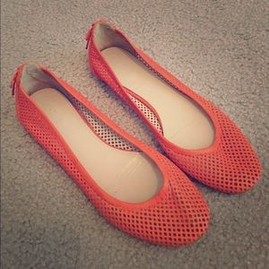 J Crew orange flats
