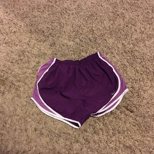 Purple Nike Running Shorts