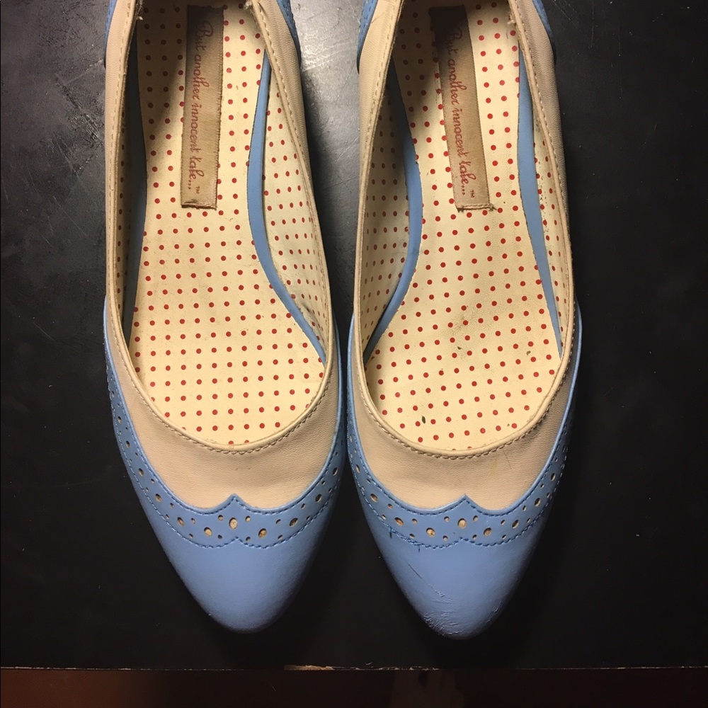 BAIT footwear wingtip slip ons size 8