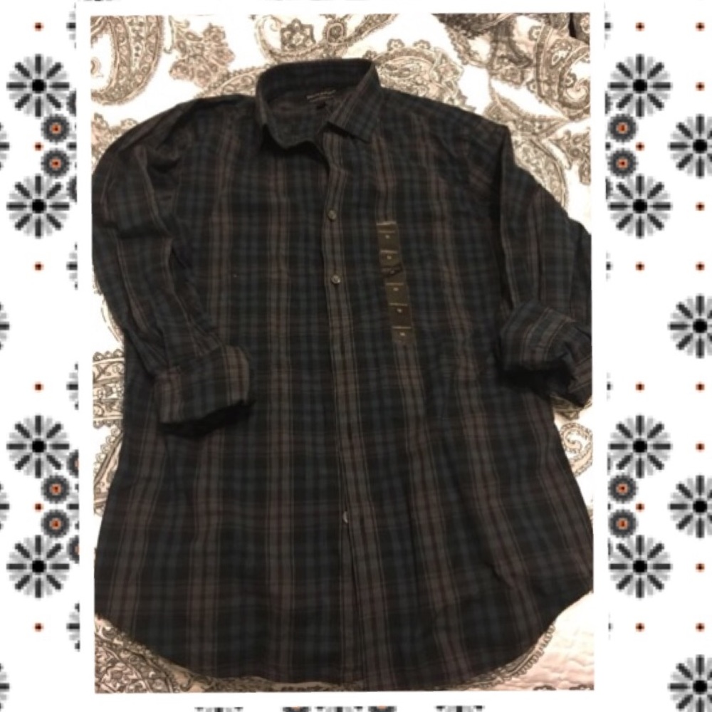 BNWT Men's Stretch Tailored Slim Fit Shirt - Sz M