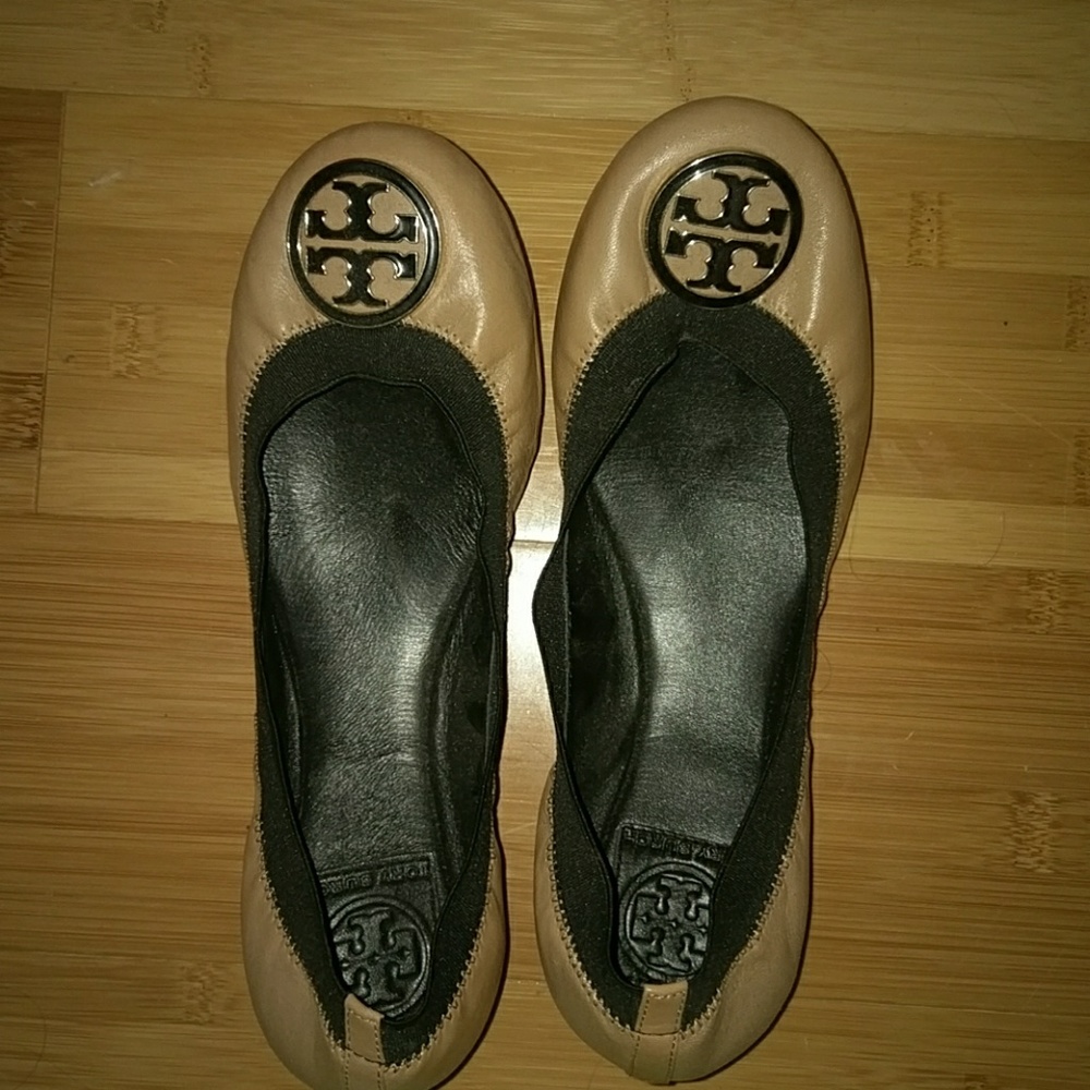 Tory Burch leather sole flats