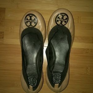 Tory Burch leather sole flats