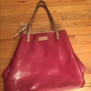 Coach parent leather tote