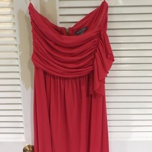 Tinley Road Coral Strapless Maxi