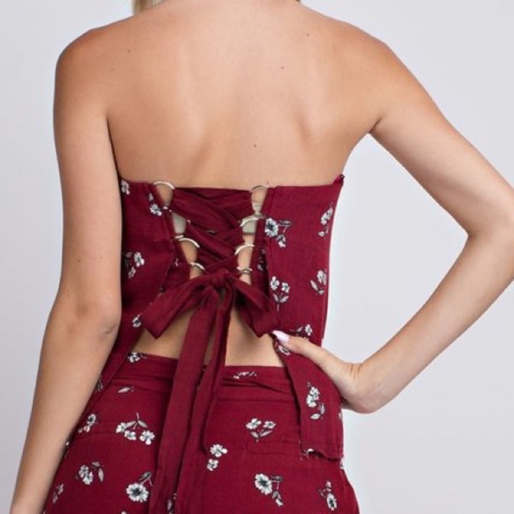 open back // crop top