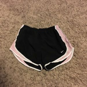 Black and Pink Nike Running Shorts
