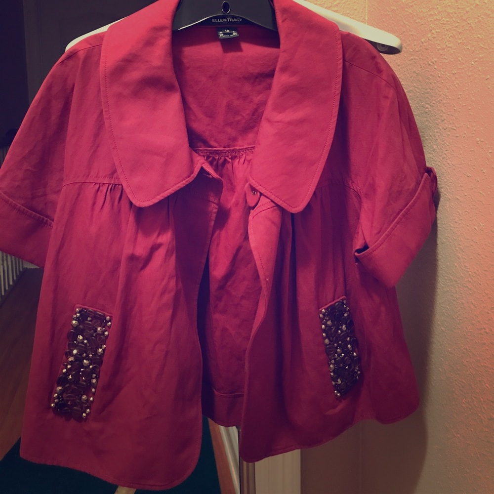 Short sleeve blazer