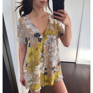 ASTR floral romper
