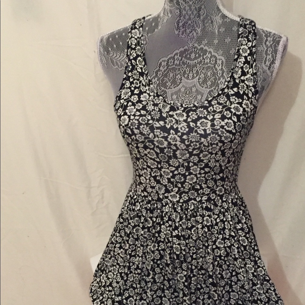 Kimchi Blue Black Floral dress