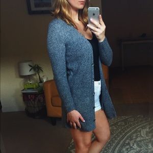 Old Navy Gray Sweater Cardigan