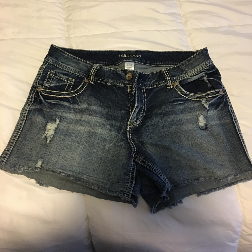 Maurice's denim shorts