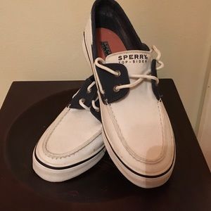 Canvas Sperry Topsider Boat Shoes