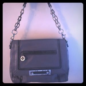Gray Tory Burch shoulder bag