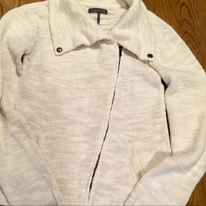 Kendall and Kylie asymmetrical zip up sweater