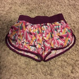 Patterned Under Amour Running Shorts