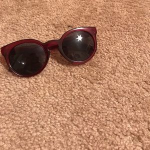 Maroon sunglasses!