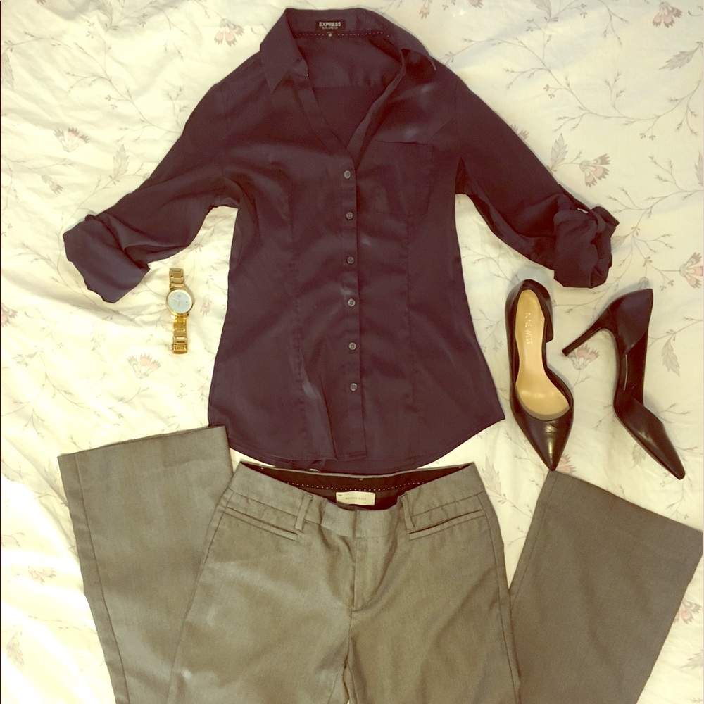 Gap modern boot grey dress pants