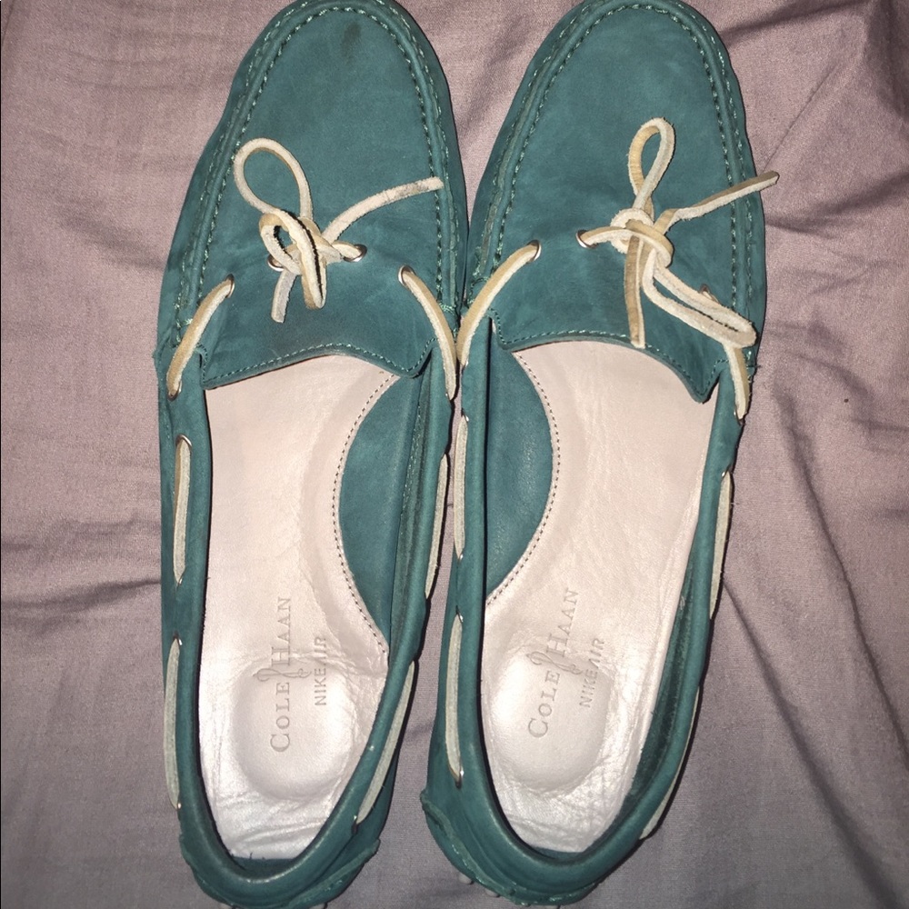 Dark Teal Cole Haan loafers