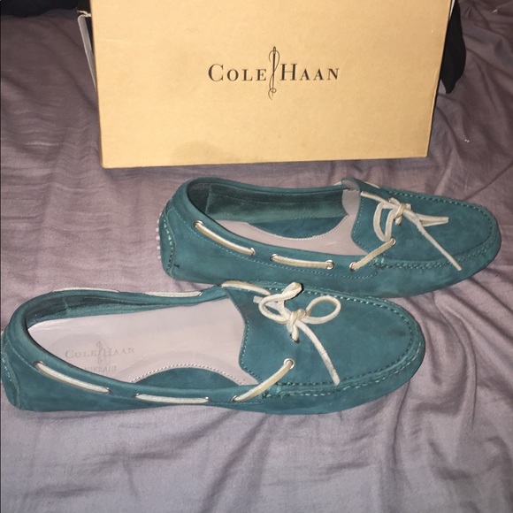 Dark Teal Cole Haan loafers main image 7