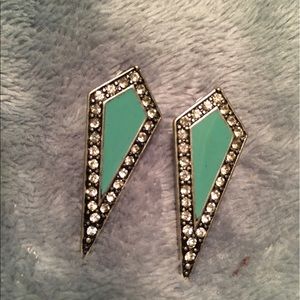 TURQUOISE STATEMENT EARRINGS