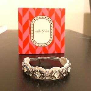Stella and Dot Chiara Embroidered Bracelet