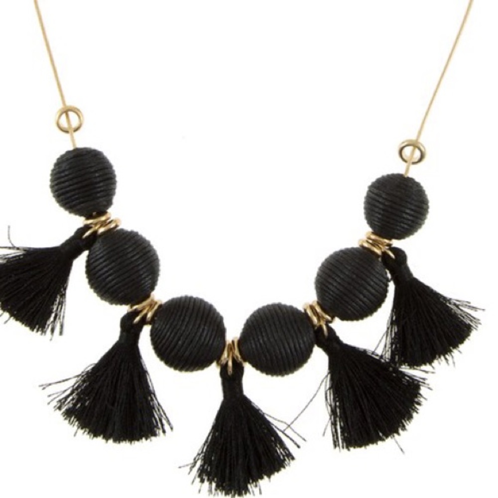 Tassel statement Necklace and earrings set