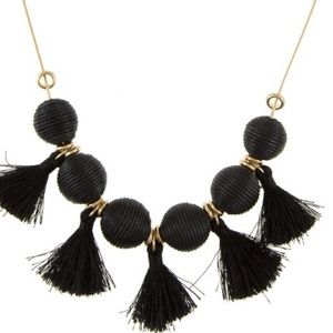 Tassel statement Necklace and earrings set