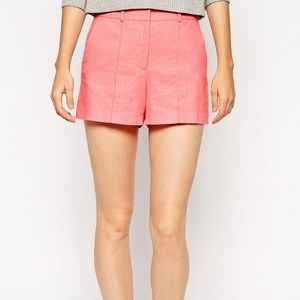 ASOS Linen Shorts with Pintuck
