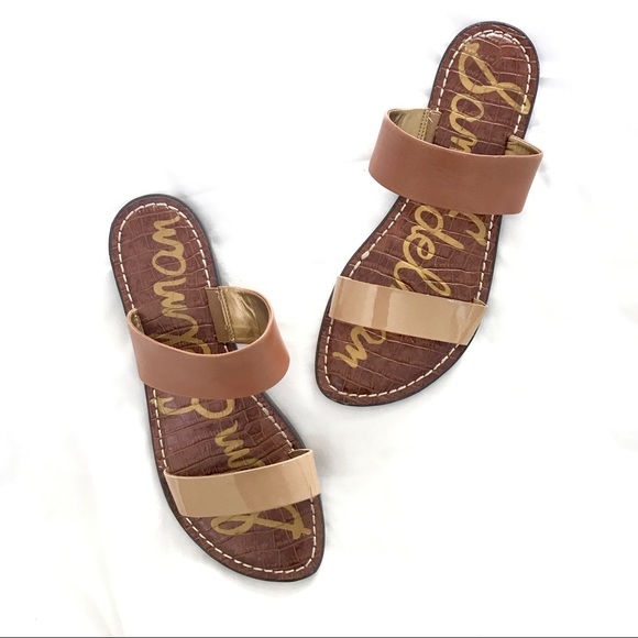 sam edelman black flat sandals