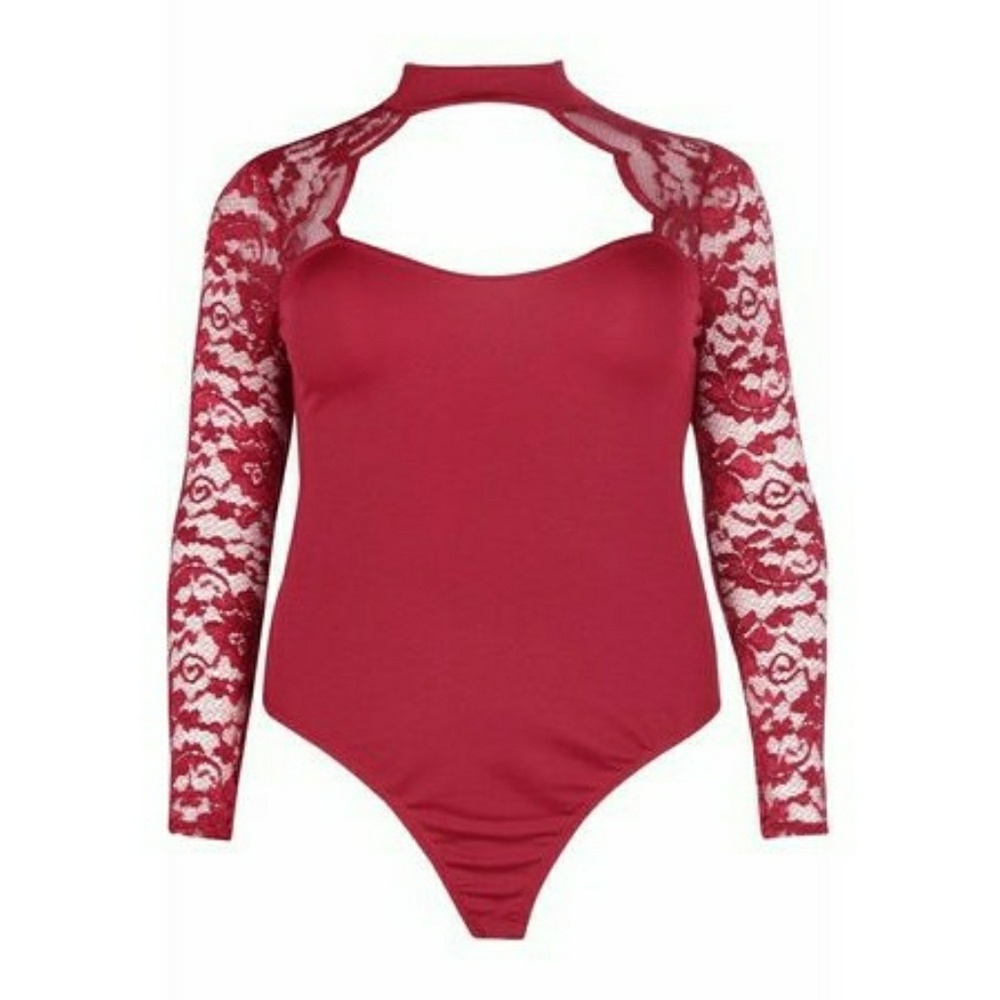 Boohoo Plus sized Bodysuit