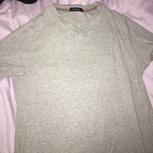 Burberry grey V-neck