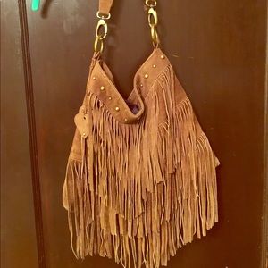 Genuine Leather Aldo Fringe Purse