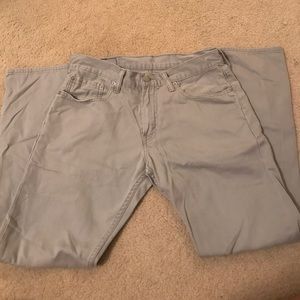 Levi's gray chino pants