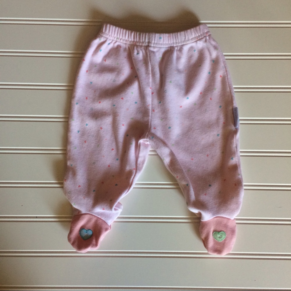Vitamins Pale Pink Footie Pants, 3M
