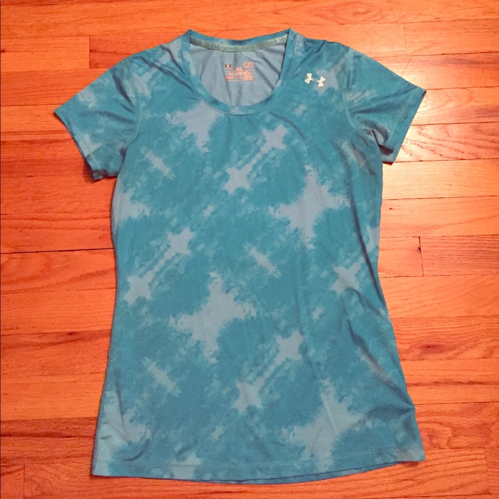 Blue Dry-fit Under Armour shirt