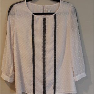 J Crew Chiffon Blouse