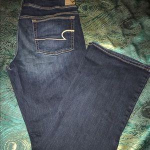 American Eagle super stretch kick boot denim