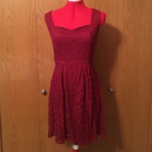 Red Lace Dress