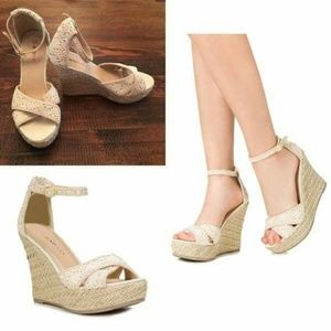 Wedge Sandals with Ankle Strap