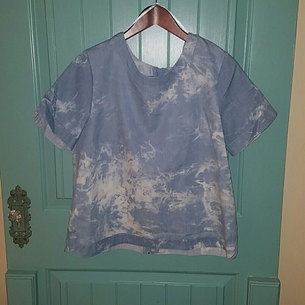 One Clothing Acid Wash Denim T-Shirt