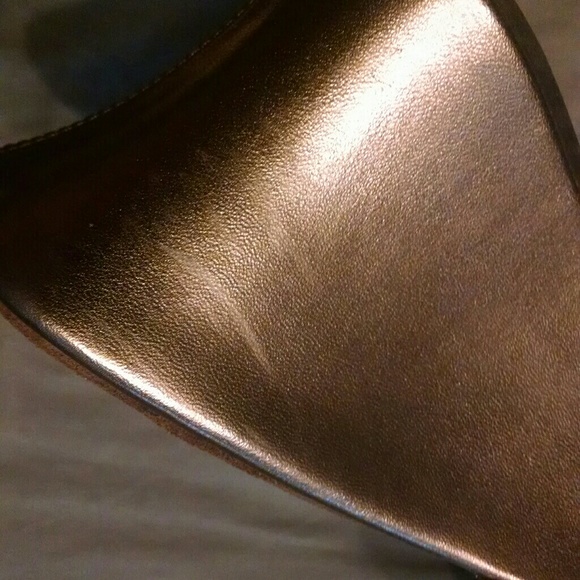 Bass Copper Metallic 3" Wedge Heels - Picture 7 of 8