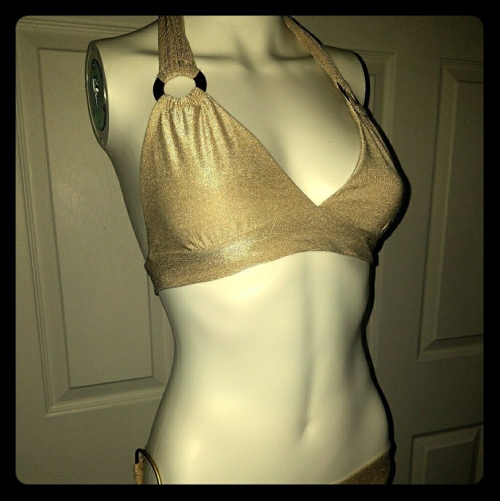Sexy Golden/Bronze Bikini